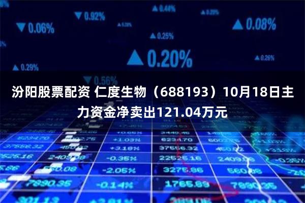 汾阳股票配资 仁度生物（688193）10月18日主力资金净卖出121.04万元